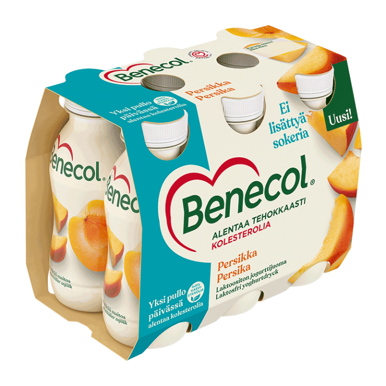 Jogurttijuoma, Benecol persikka kolesterolia alentava jogurttijuoma