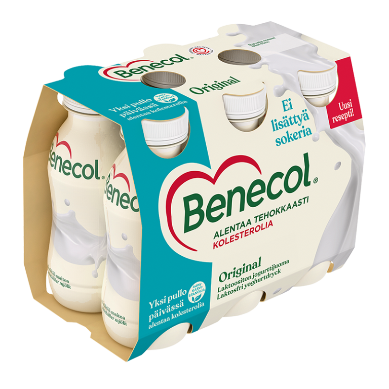 Benecol original kolesterolia alentava jogurttijuoma