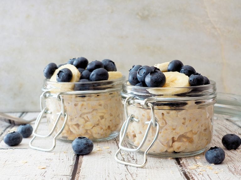 Overnight Blueberry & Yogurt Oats Benecol Ireland