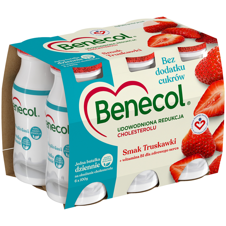 Benecol napój jogurtowy smak Truskawki