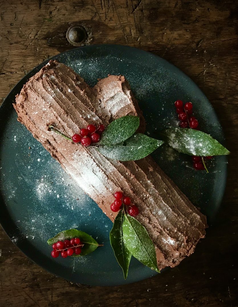 Chocolate & Cherry Yule Log - Benecol - UK - Recipe