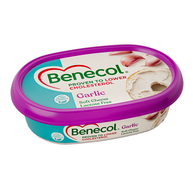 Benecol-UK-IE-soft-cheese-garlic- Benecol soft cheese garlic