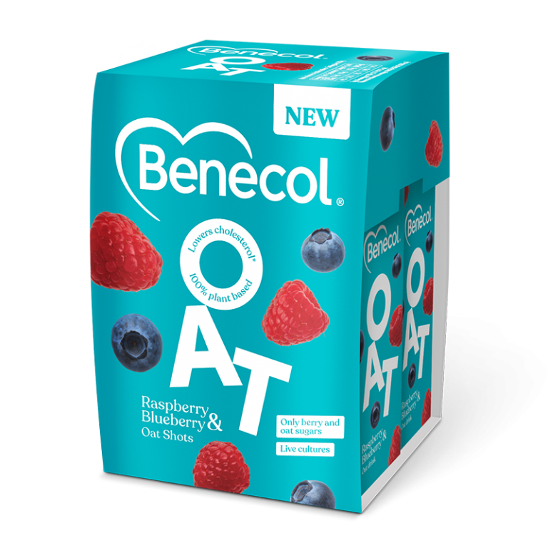 Benecol Oat shots raspberry blueberry